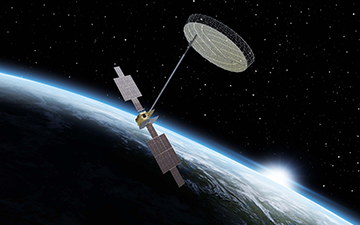 太空中的ViaSat-3卫星